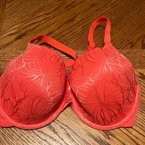 Coral pattern underwire Bra 34DD M&S